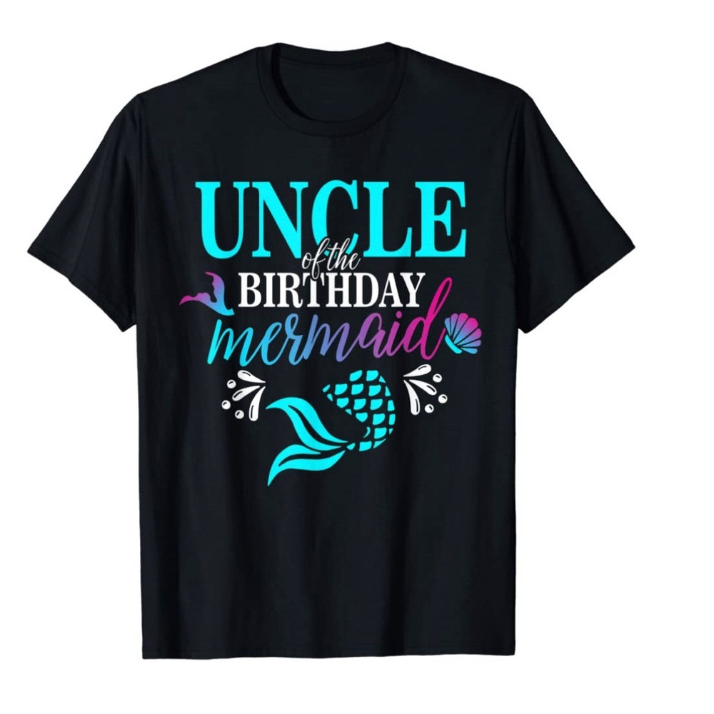 Uncle Of The Birthday Mermaid shirt